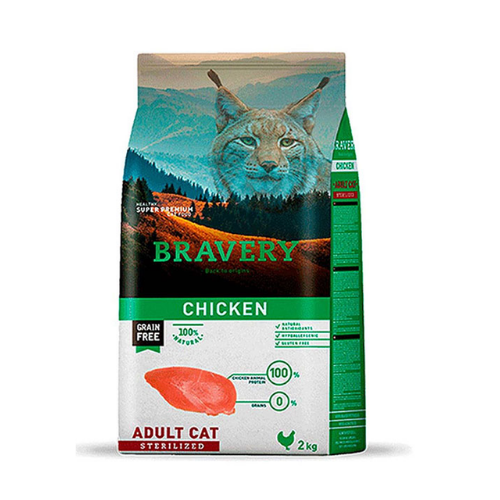 BRAVERY - CHICKEN ADULT CAT 2 KG