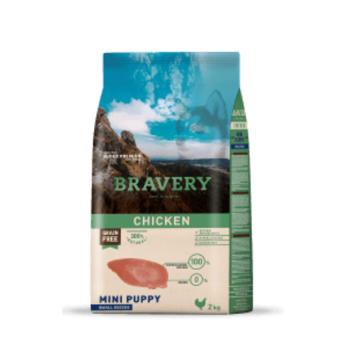 BRAVERY - CHICKEN MINI PUPPY SMALL BREEDS 2 KG
