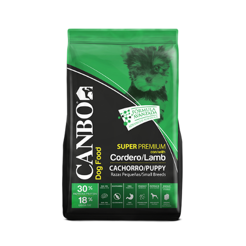 CANBO DOG CON CORDERO RZ.PQ CACH 1KG