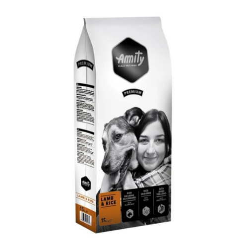 AMITY - PREMIUM LAMB & RICE 15 KG