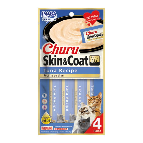 CHURU SKIN COAT TUNA RECIPE (BOLSA X 4 UND)