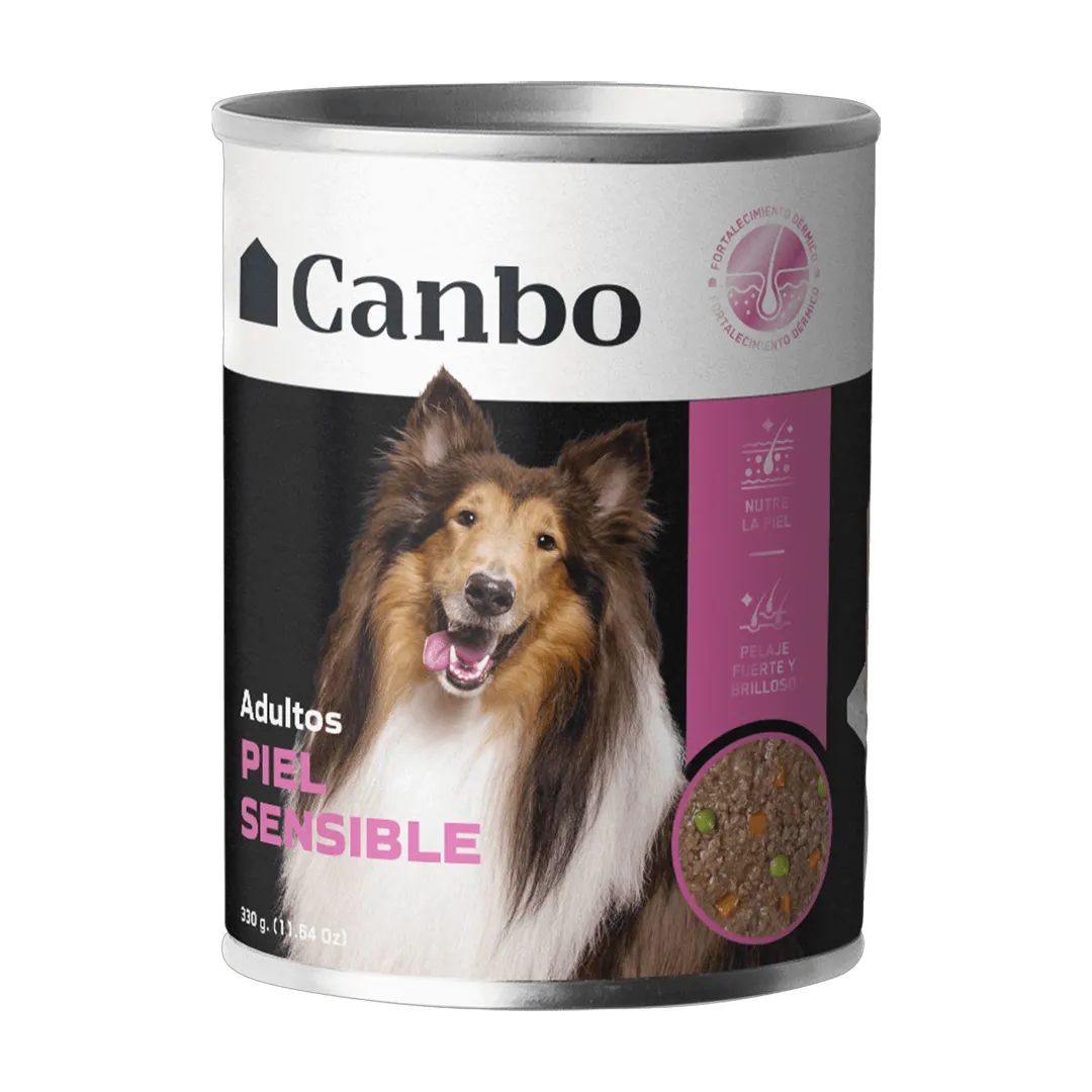 CANBO DOG PATE PIEL SENSIBLE AD LTA 330GR