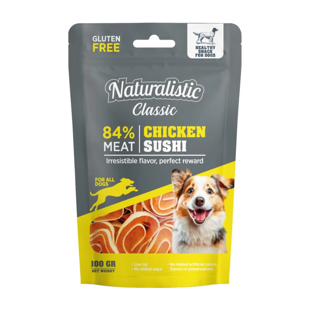 NATURALISTIC - CLASSIC - CHICKEN SUSHI 100 GR