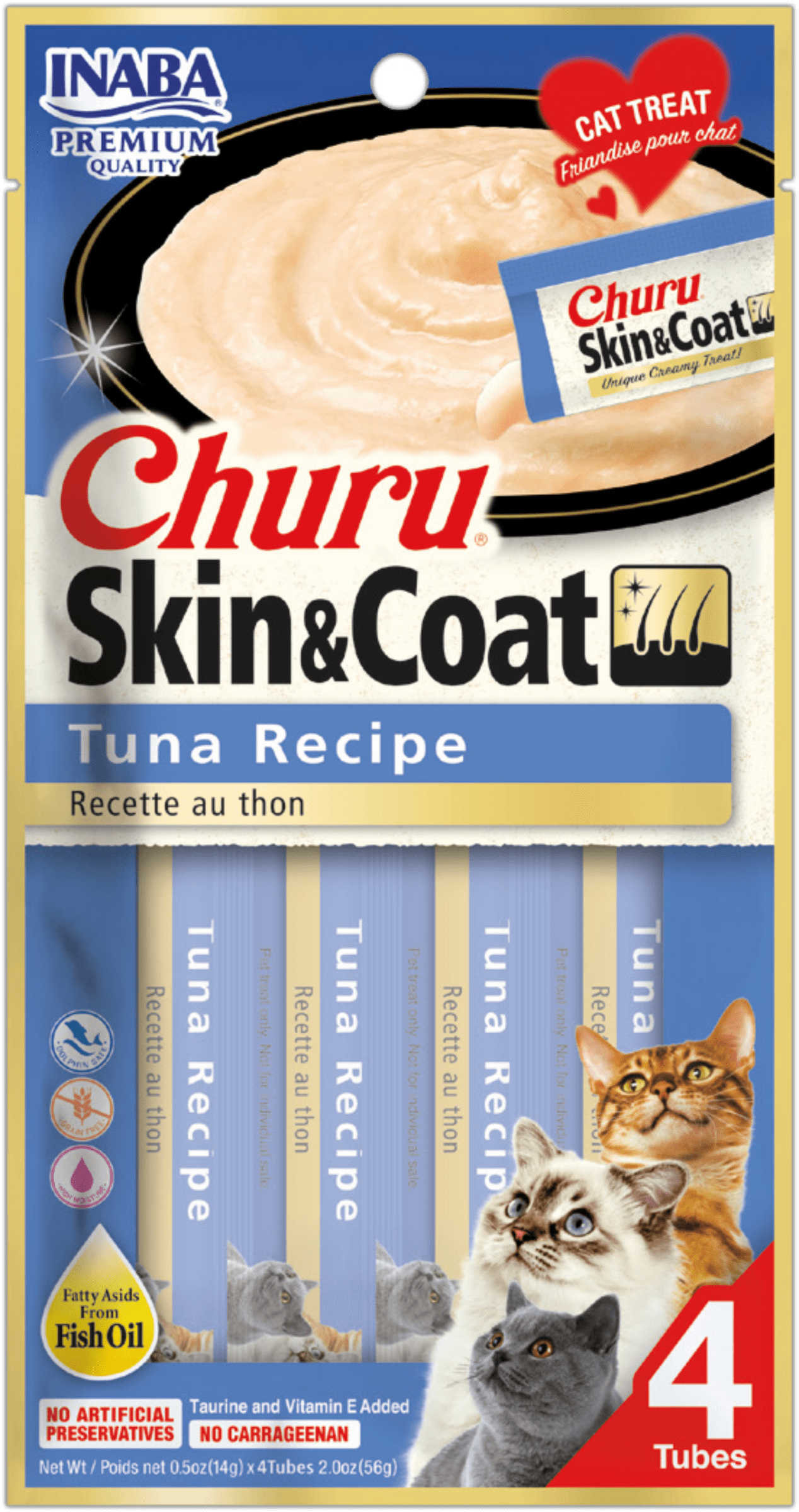 CHURU SKIN COAT TUNA RECIPE (BOLSA X 4 UND)