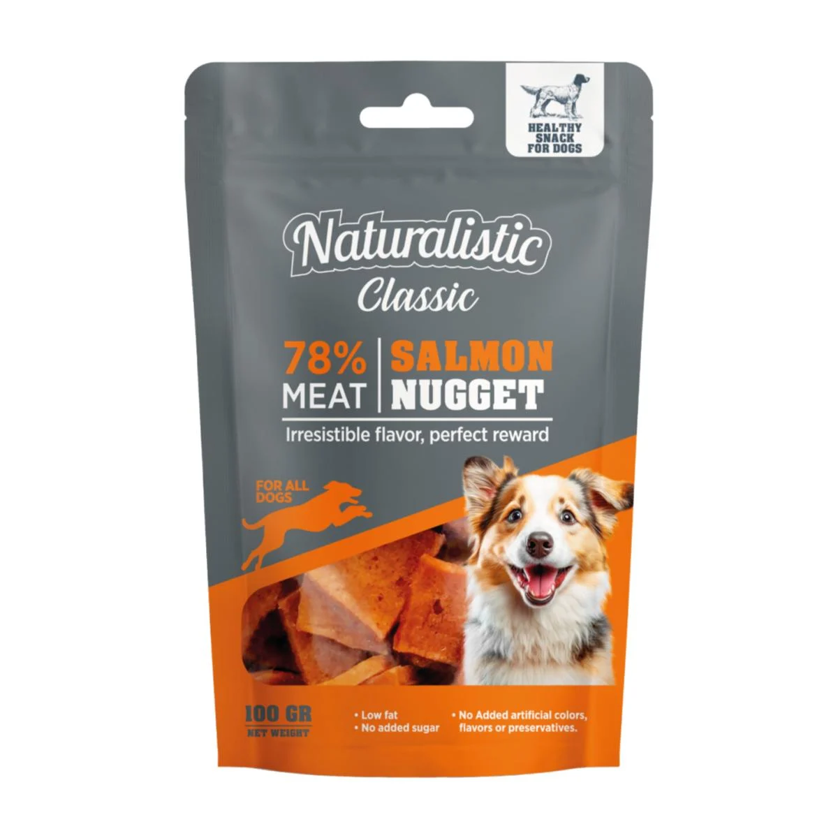 NATURALISTIC - CLASSIC - SALMON NUGGETS 100 GR