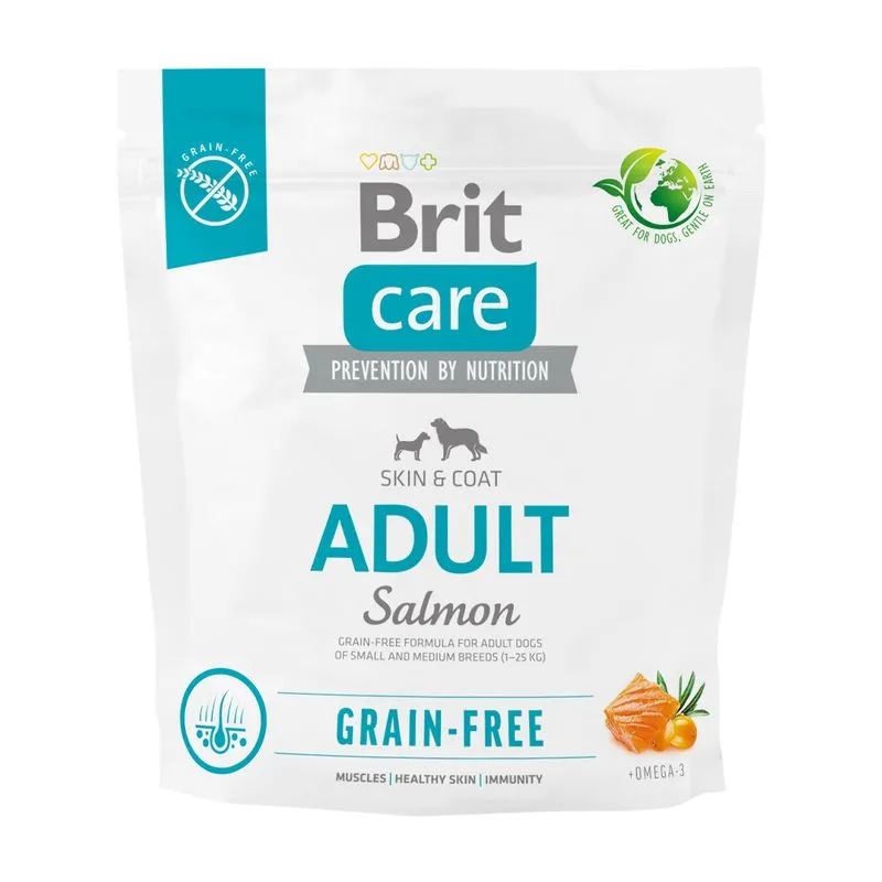BRIT CARE DOG GRAIN-FREE ADULT SALMON 1 KG