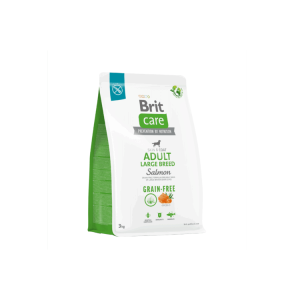 BRIT CARE DOG GRAIN-FREE ADULT LARGE BREED SALMON 3 KG