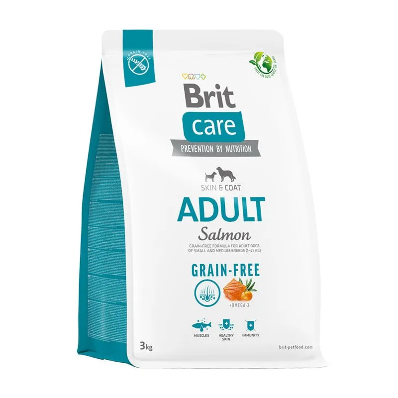 BRIT CARE DOG GRAIN-FREE ADULT SALMON 3 KG