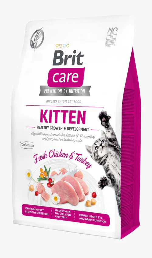 BRIT CARE CAT KITTEN HEALTHY GROWTH & DEVELOPMENT 2 KG