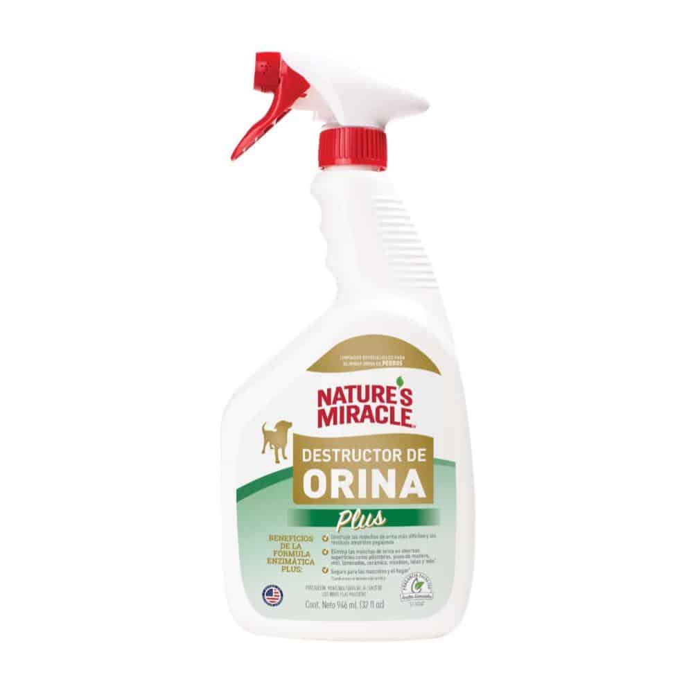 NATURES MIRACLE - DESTRUCTOR DE ORINA PLUS PARA PERRO, 946 ML