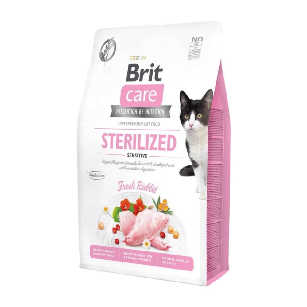 BRIT CARE CAT GRAIN-FREE STERILIZED SENSITIVE 7 KG