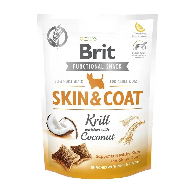 CARE DOG FUNCTIONAL SNACK SKIN & COAT KRILL
