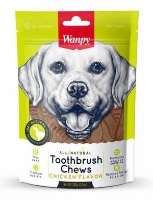 WANPY TOOTHBRUSH BEEF - DOG