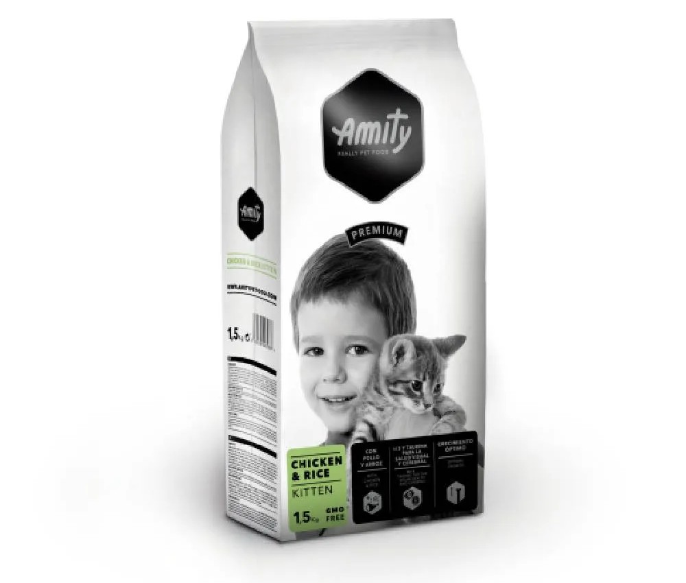 AMITY - PREMIUM KITTEN CHICKEN & RICE 1,5 KG