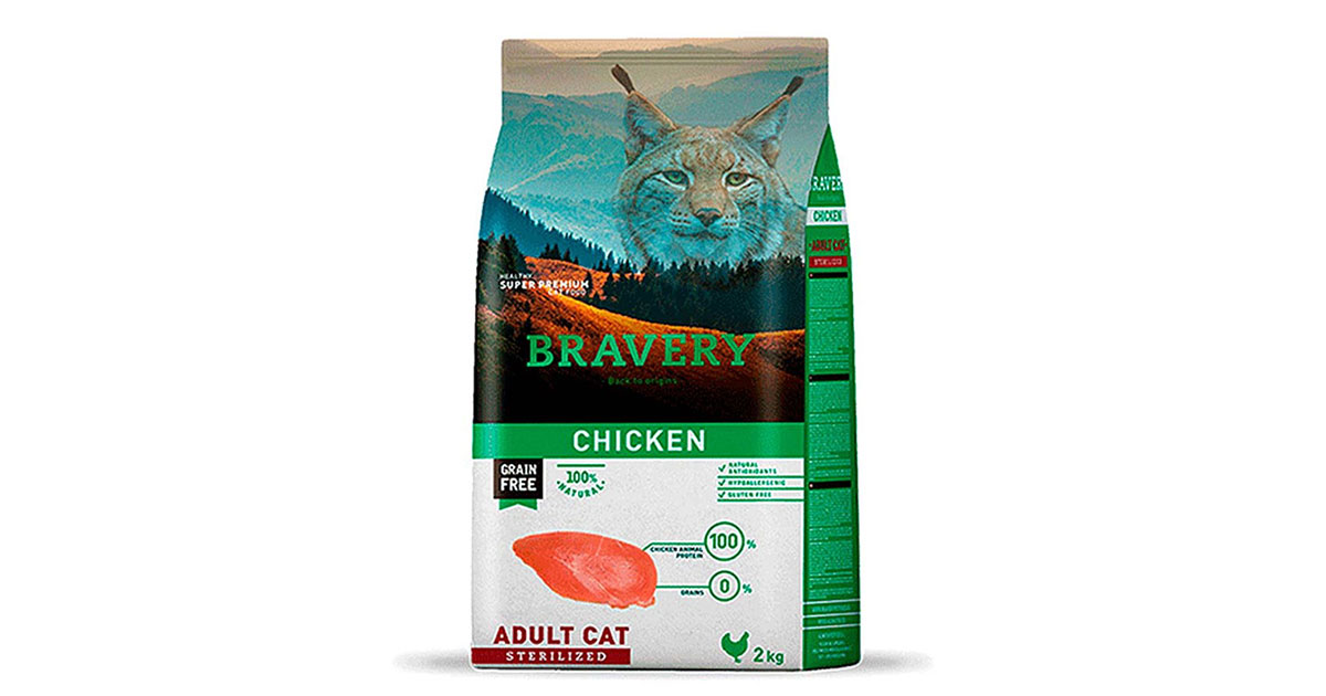 BRAVERY - CHICKEN ADULT CAT 2 KG