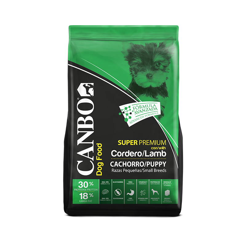CANBO DOG CON CORDERO RZ.PQ CACH 1KG